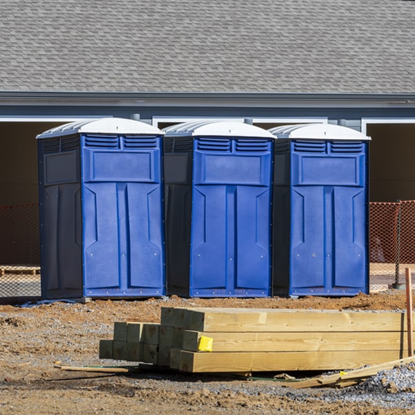 can i customize the exterior of the porta potties with my event logo or branding in Readfield